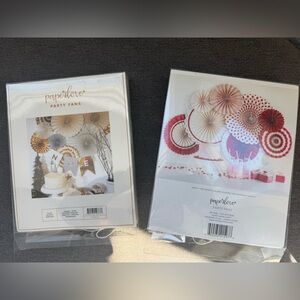 Festive Paperlove Party Fans Set-2 Sets.